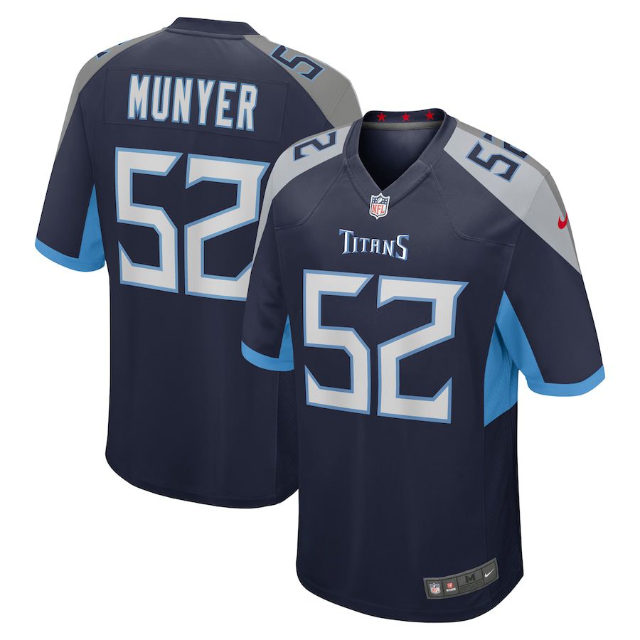 Men Tennessee Titans 52 Daniel Munyer Nike Navy Game NFL Jersey